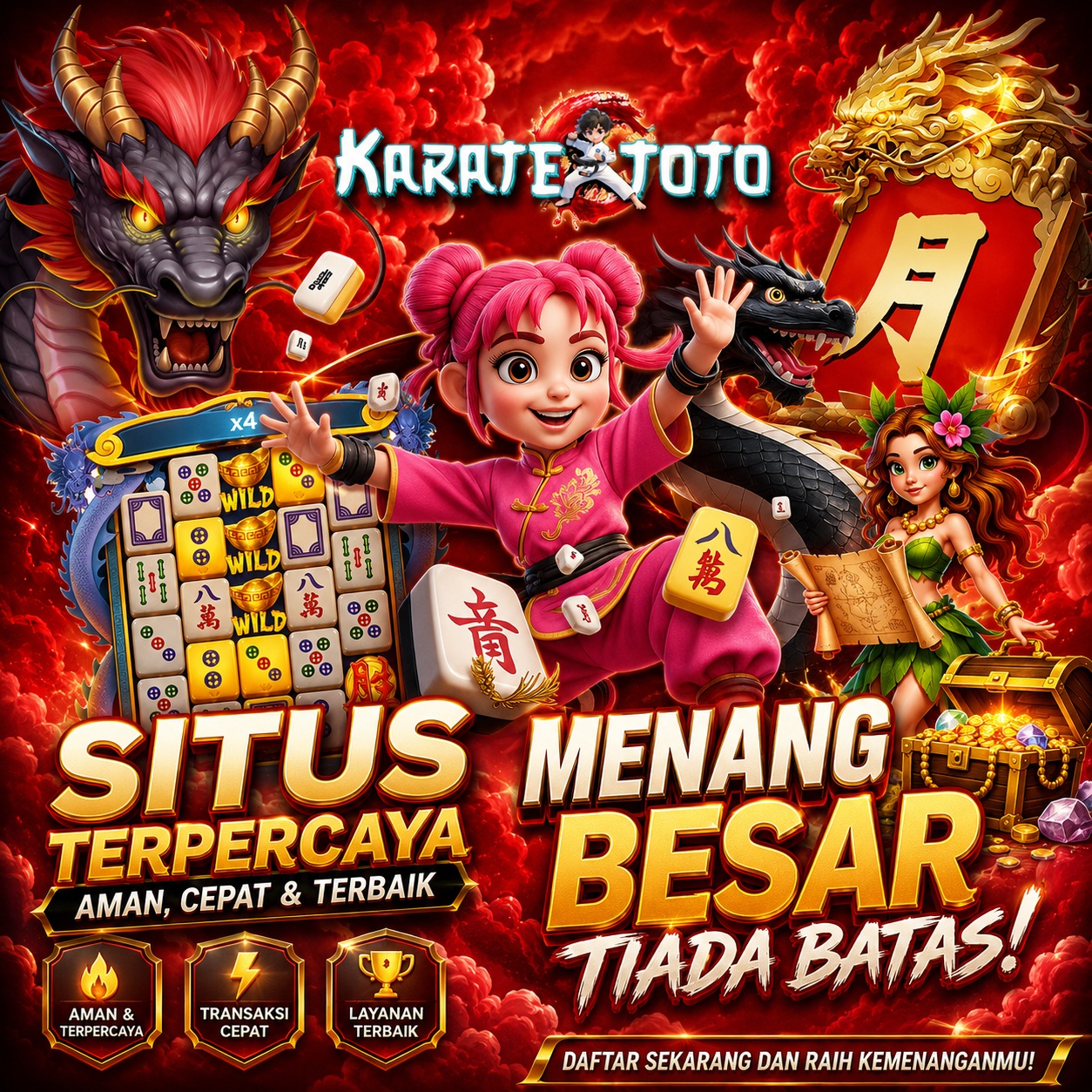 KARATETOTO : Selebrasi Situs Slot Gacor Hari Ini Naik Rank 1 Rekomendasi Google Dong image 1